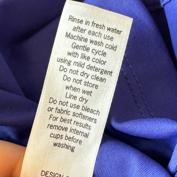 Athleta Blue Shorebreak Swim Dress, Size XS - Picture 9 of 9